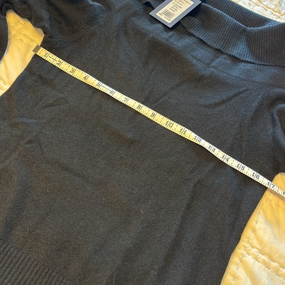 NAADAM black cashmere sweater * sz MED * NEW WITH TAGS - Picture 5 of 7